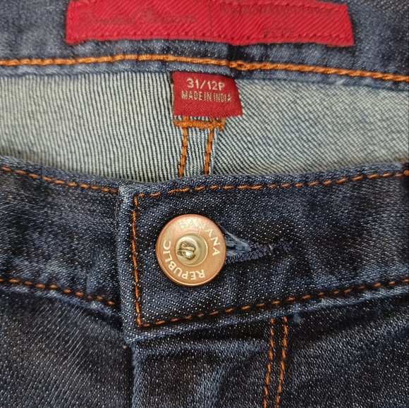 BANANA REPUBLIC Limited Edition Skinny Jeans Size 31/12P - Picture 7 of 13